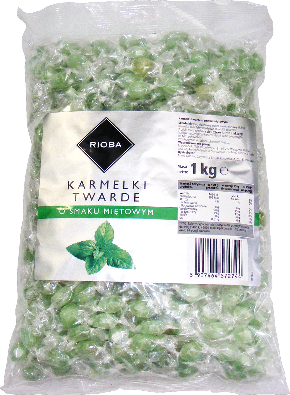 RIOBA Мини бонбони с вкус на мента 1кг