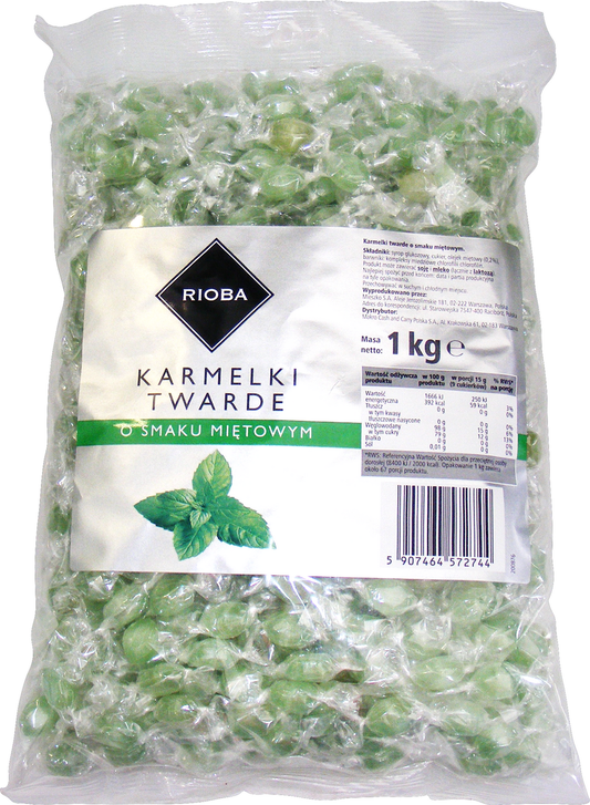 RIOBA Мини бонбони с вкус на мента 1кг