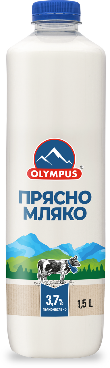 OLYMPUS Прясно мляко 3,7% 1,5 л