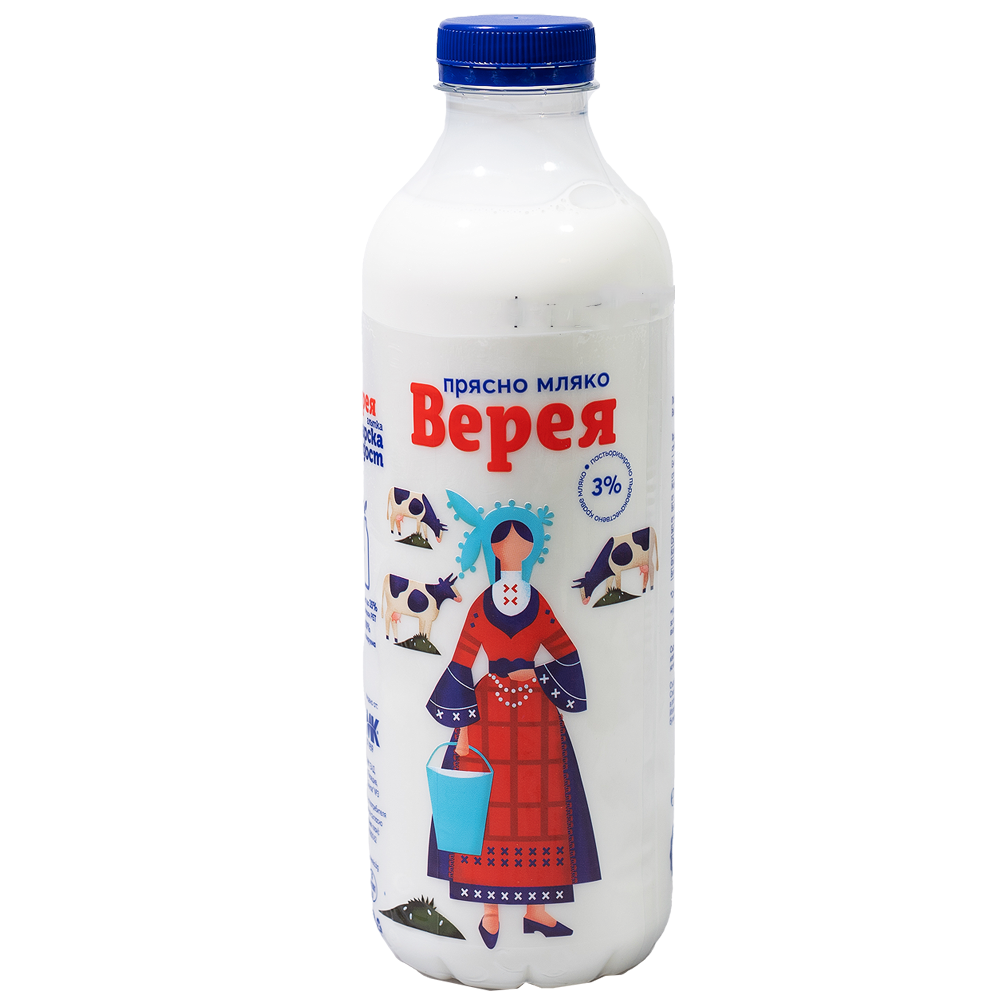 ВЕРЕЯ Прясно мляко 3% 1 л