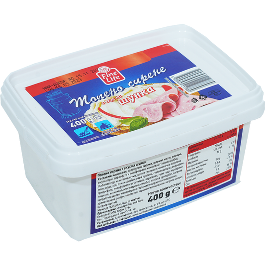 Fine Life Топено сирене шунка 400г