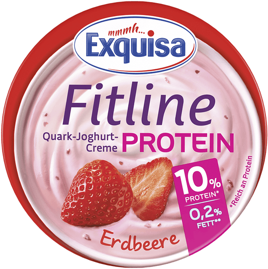 Exquisa Fitline Кварк ягода и ванилия 400г