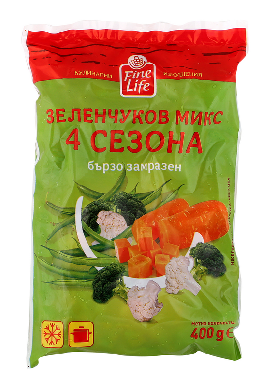 Fine Life Зеленчуков микс четири сезона замразен 400 г