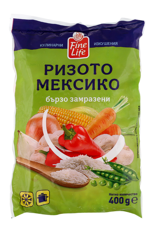 Fine Life Ризото Мексико замразено 400 г