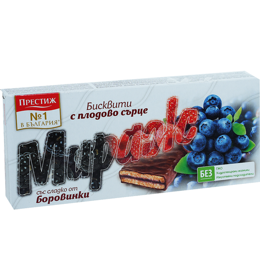 МИРАЖ Бисквити боровинка 178г