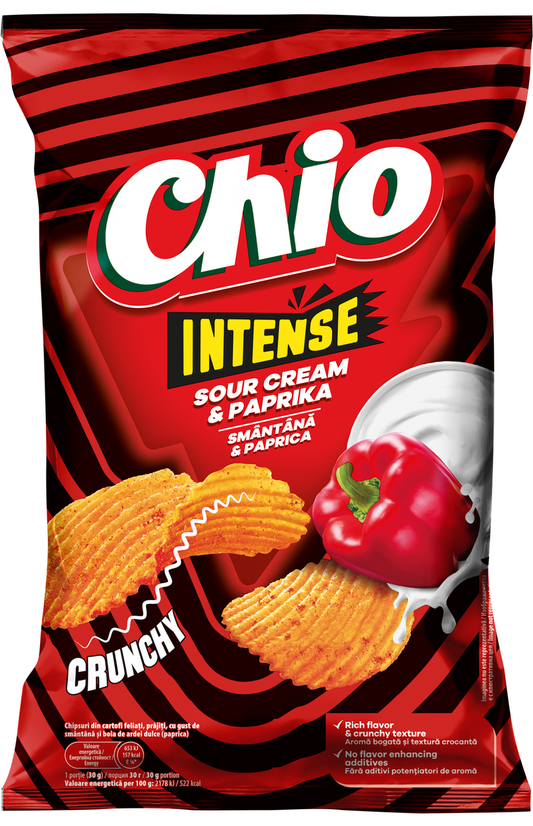 CHIO Чипс Интенс сладка паприка 120г