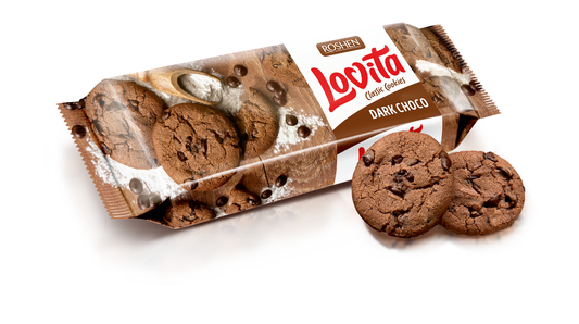 ROSHEN Lovita Бисквити с шоколадови паченца 150 г