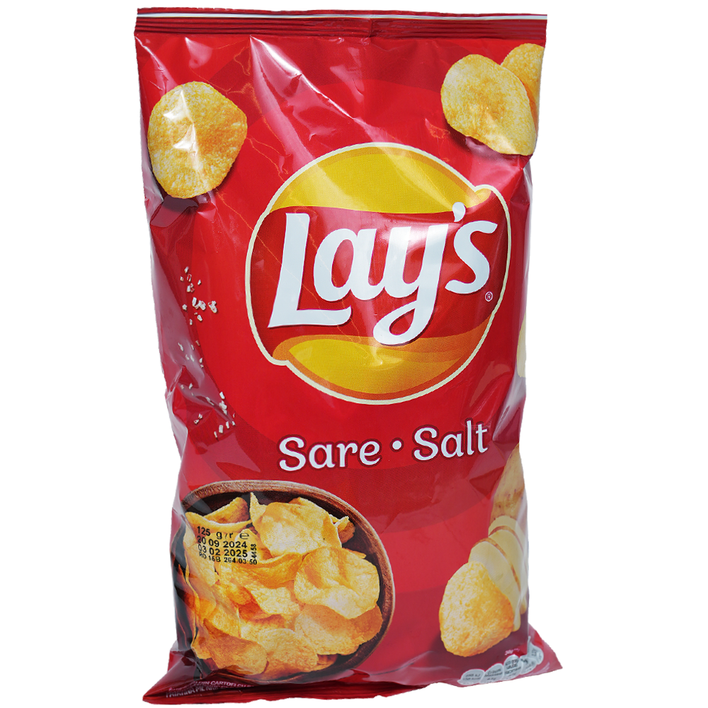LAY'S Чипс със сол 125г