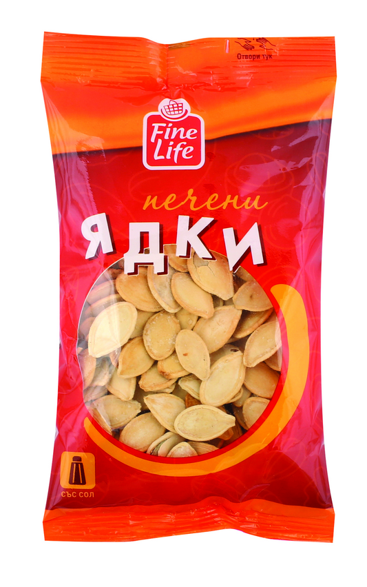 Fine Life Тиквени семки печени небелени 80г