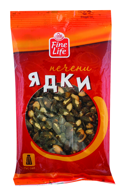 Fine Life Тиквени семки печени белени 80г