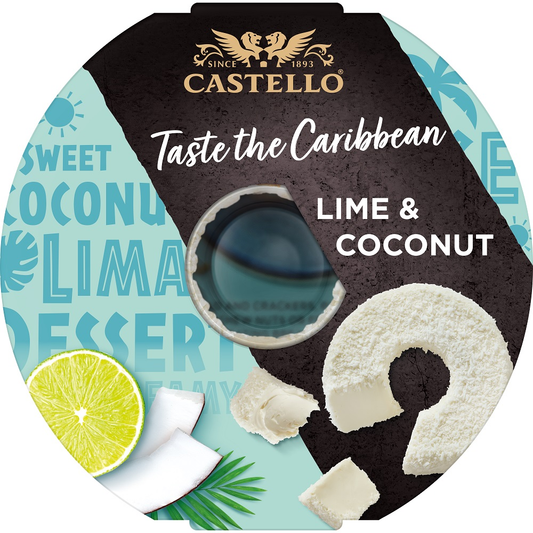 CASTELLO Кремообразно сирене Caribbean кокос и лайм 125г