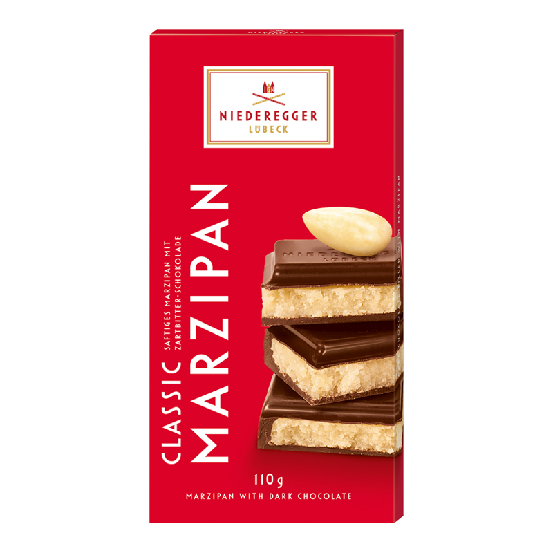 NIEDEREGGER Шоколад марципан Класик 110г
