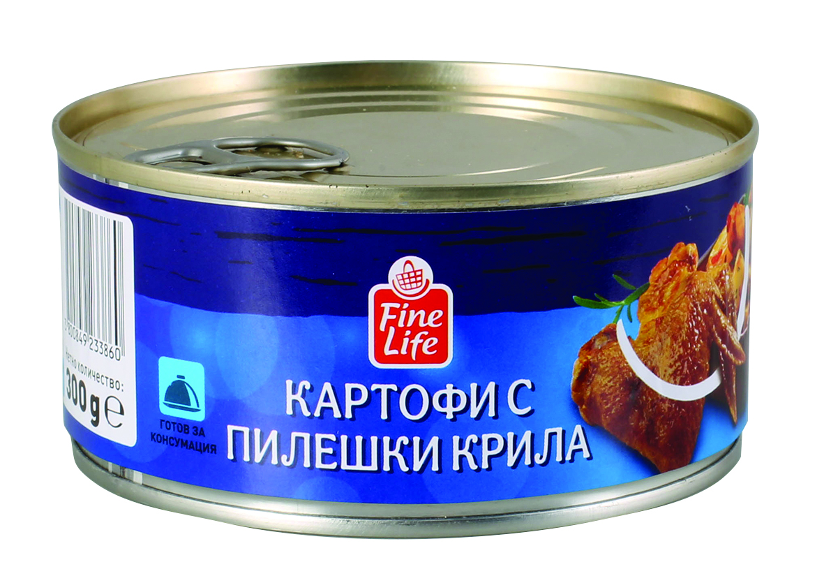 Fine Life Картофи с пилешки крилца 300г