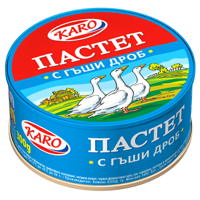 KARO Пастет с гъши дроб 300г