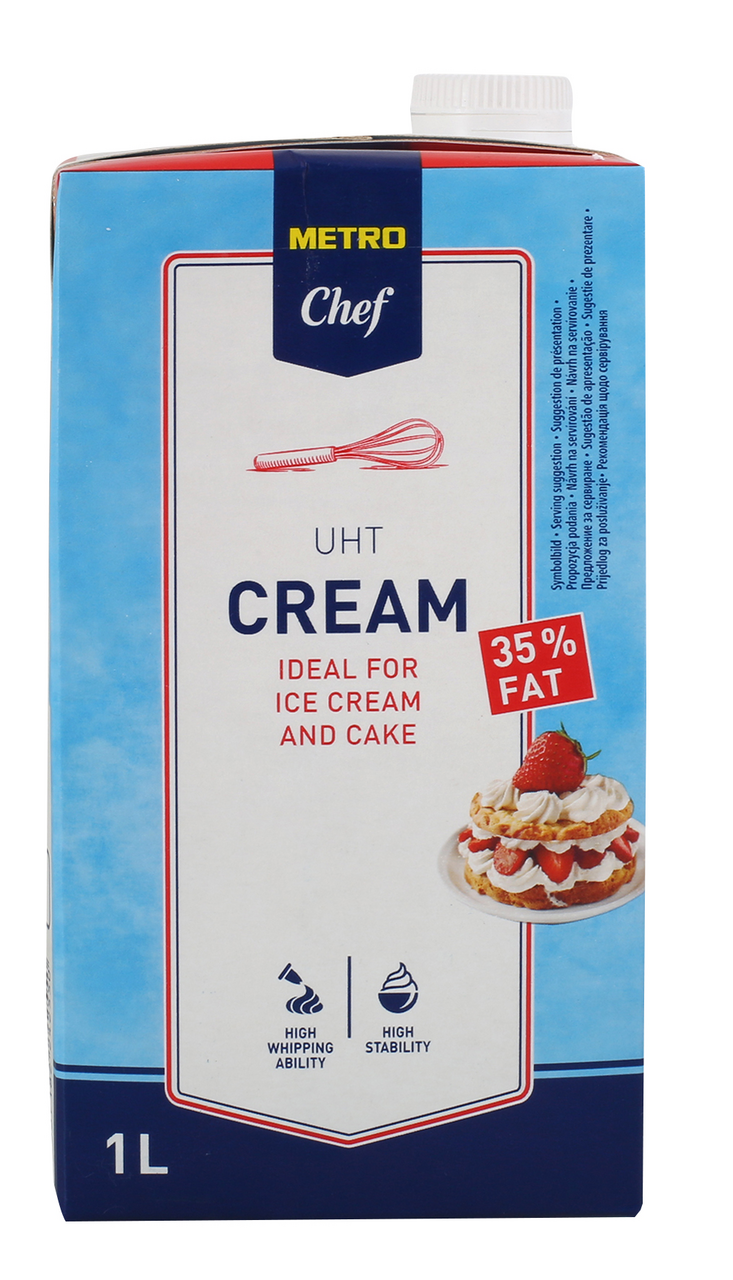 Сметана млечна UHT 35% 1л