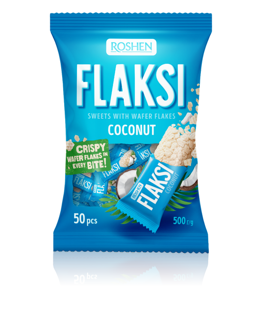 ROSHEN FLAKSI Бонбони кокос 500 г