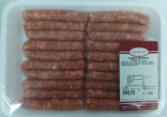 КУМИР-СИ Наденица кълцана замразена ( 20 бр х 50 г ) 1 кг