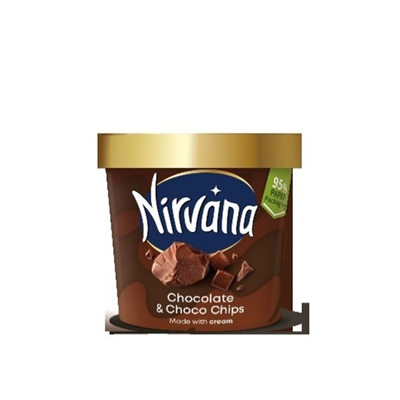 Nirvana Сладолед шоколад / чипс 20 бр x 98 г / 1,960 кг