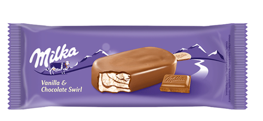 Milka Сладолед ванилия на клечка 20 бр x 64 г / 1,280 кг