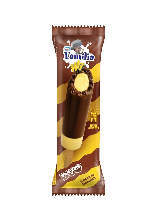 Nestle Familia Сладолед Hit Duo какао и банан 36 бр x 29 г / 1,044 кг