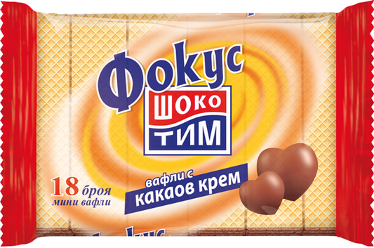 ФОКУС Вафли с какаов крем 180 г