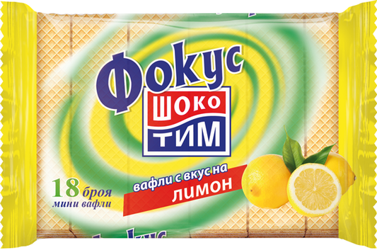 ФОКУС Вафли лимон 180 г