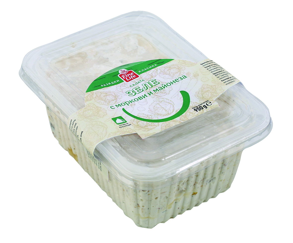 Fine Life Салата зеле моркови и майонеза 950 г