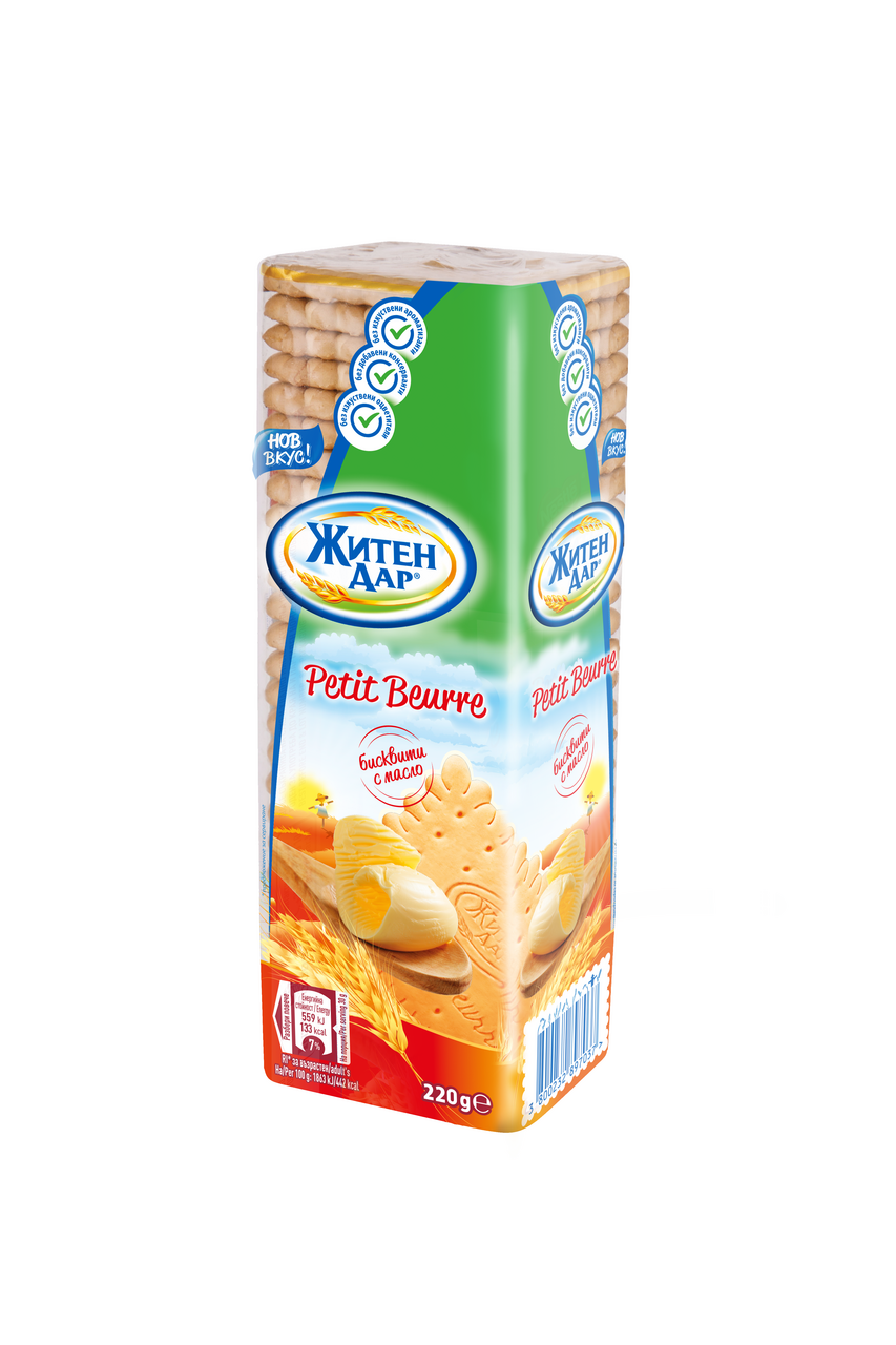 ЖИТЕН ДАР Бисквити Petit beurre 220 г