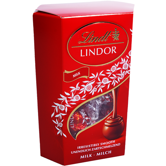 LINDOR Бонбони корнет млечен шоколад 200г